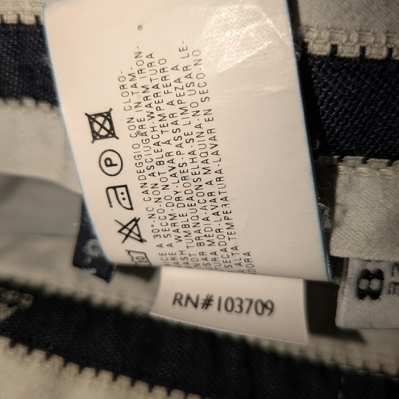 Giorgio Armani Men's Navy Striped Casual Dress Pants - Picture 14 of 14